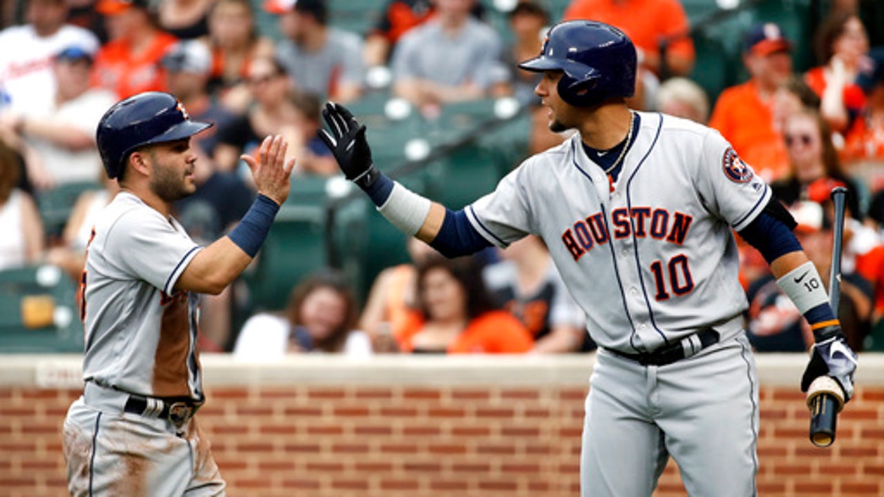 Astros end Orioles' 4-game winning streak with 8-7 victory (Jul 21, 2017)
